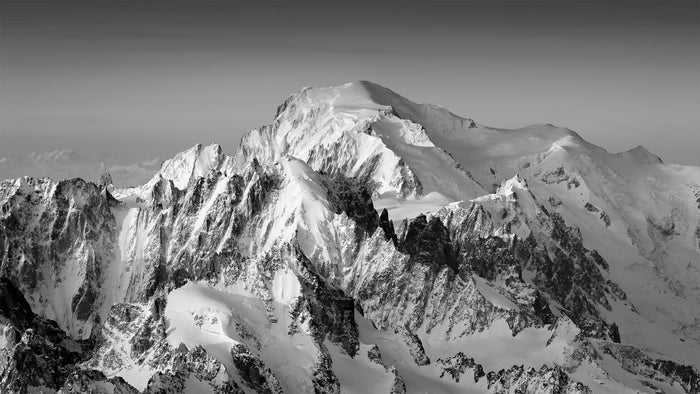 Aiguille d'Argentière, Aiguille Verte, Mont Blanc