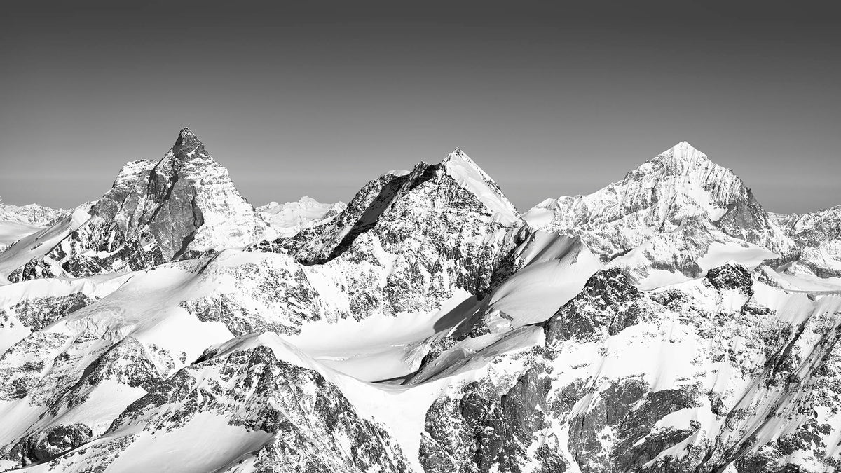 Mont Cervin, Lyskamm, Weisshorn