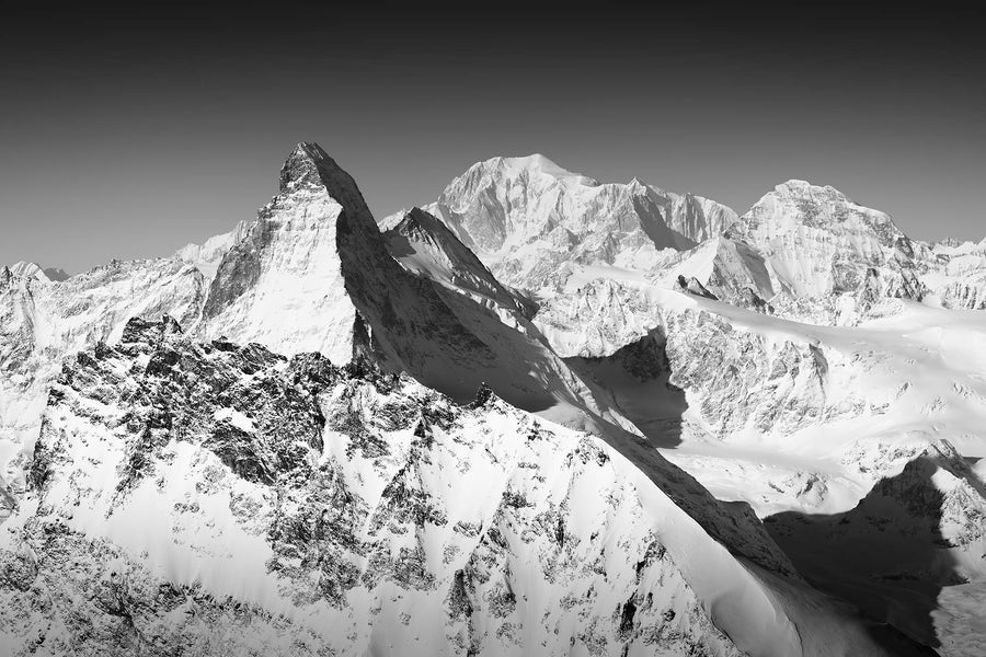 Mont Cervin, Mont Blanc, Grand Combin