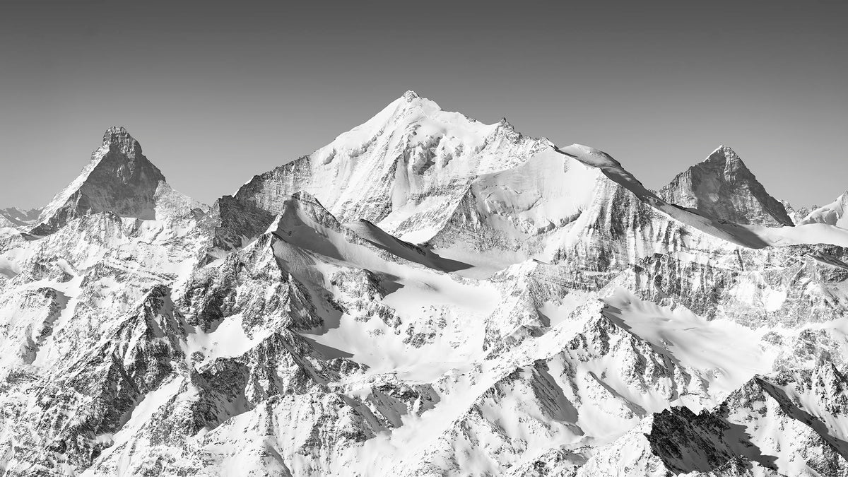 Mont Cervin, Weisshorn, Dent Blanche