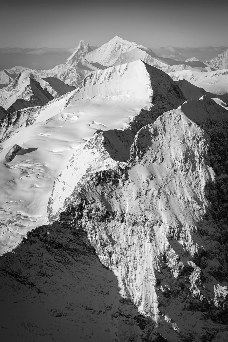 Mont Cervin, Weisshorn, Mönch, Eiger
