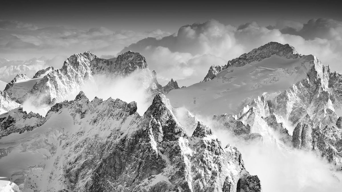 Mont Pelvoux, Meije, Barre des Écrins