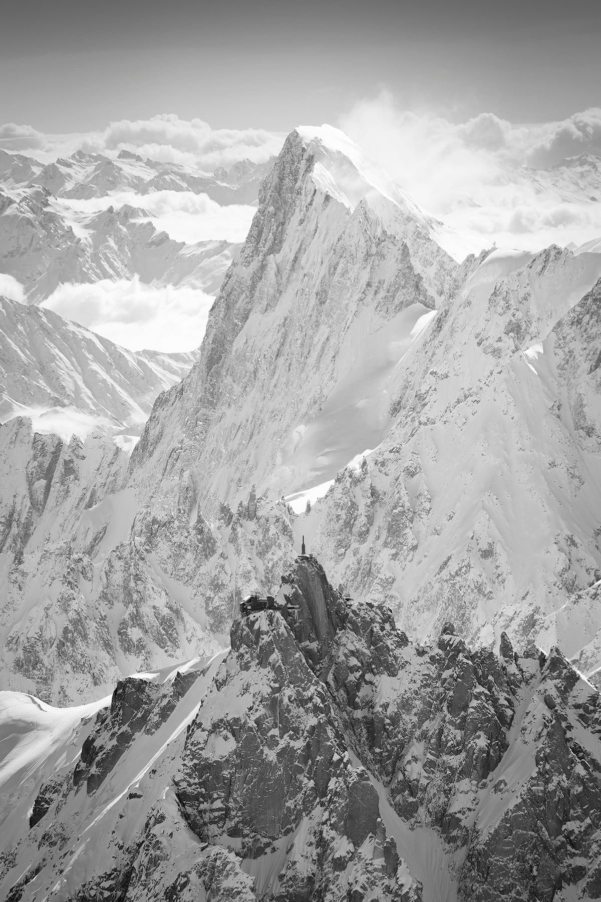 Aiguille du Midi, Grandes Jorasses